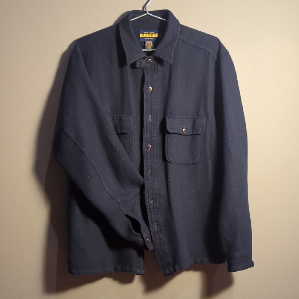 Rugby By Ralph Lauren Wool Shirt Jac